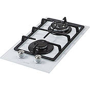 Варильна газова панель Ventolux HSF320G CEST (WH) 3 дві комфорки, фото 2