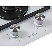 Варильна газова панель Ventolux HSF320G CEST (WH) 3 дві комфорки, фото 3