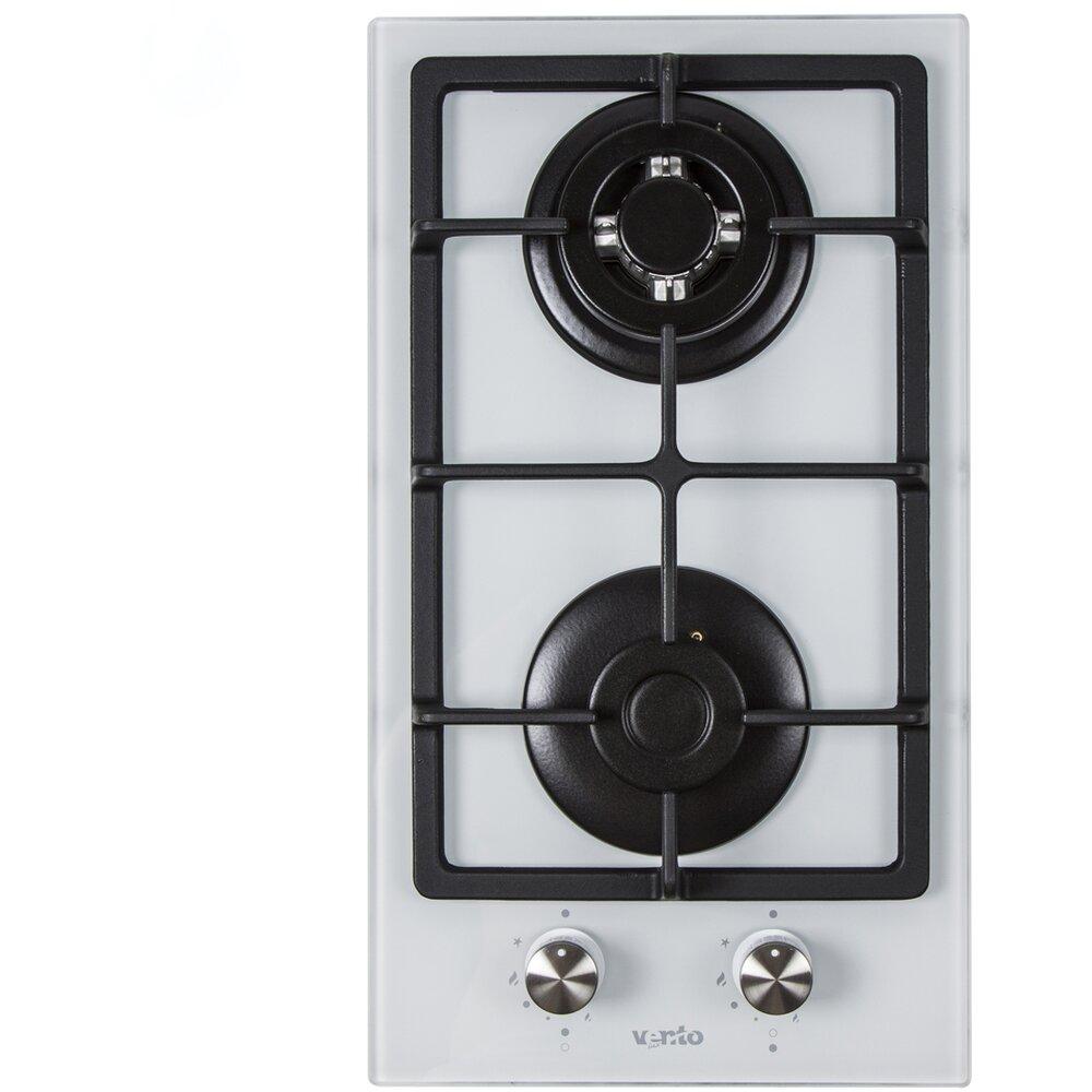 Варильна газова панель Ventolux HSF320G CEST (WH) 3 дві комфорки