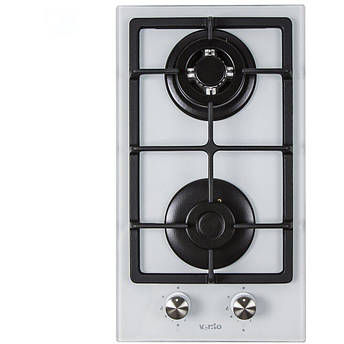 Варильна газова панель Ventolux HSF320G CEST (WH) 3 дві комфорки, фото 1