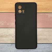 Чохол для Motorola Moto G72 силіконовий SOFT Silicone Case, чорний, мікрофібра, Soft Touch
