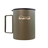 Термокружка TRAMP зі складаними ручками та поїлкою 400мл UTRC-137 olive