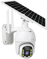 Поворотна вулична IP Solar камера PTZ відеоспостереження із сонячною панеллю