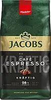 Оригінал! Кава в зернах Jacobs Espresso 1кг, Німеччина (новий дизайн упаковки) Jacobs Cafe Espresso Strong 1кг