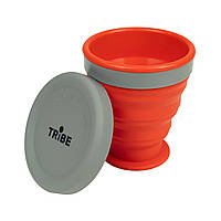 Стакан складаний силиконовий Tribe T-FF-0001, olive terracota, terracota
