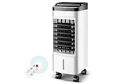 Охолоджувач повітря Germatic SK-001J, (120W, сенсорні кнопки, пульт, екран, колеса, автообіг, ємність - 5,5л, 2 контейнери для