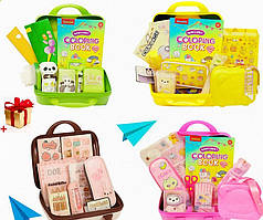 Чемоданчик 55в1 для творчості, Подаруноковий великий набір концелярії