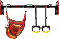 Турник розсувний для підтягування TYRNIK-2 (+кільця+дитяча гойдалка)