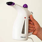 Ручний відпарювач для одягу ZJ-668 потужність 800 Вт бак 200 мл із двома насадками, вертикальна праска, фото 2