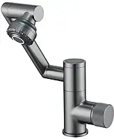 Змішувач для кухні під фільтр із гнучким зливом faucet AND938 Чорний