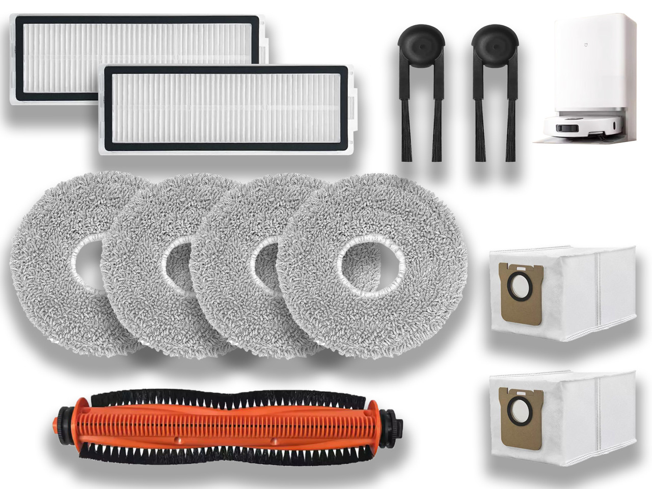 Набір змінних аксесуарів (11 шт.) для робота-пилососа Xiaomi Mijia M40S / OV31C, фото 1