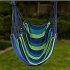 Підвісний гамак-крісло 80х100 см, одномісний садовий гамак для відпочинку на дачі та в саду, фото 5