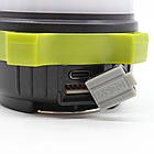 Ліхтарик акумуляторний для Power Bank 3000 mAh, світлодіодний кемпінговий із тривалим часом роботи та, фото 3