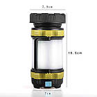 Ліхтарик акумуляторний для Power Bank 3000 mAh, світлодіодний кемпінговий із тривалим часом роботи та, фото 5