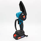 Акумуляторна ланцюгова пила 24 В, 1500 мА·год, TL 0600 з кейсом і 2 акумуляторами для зручних і безпечних, фото 7