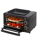 Мініпіч з конфоркою HM-748, настільна електродуховка для випікання та запікання, фото 2