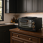 Мініпіч з конфоркою HM-748, настільна електродуховка для випікання та запікання, фото 5