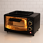 Мініпіч з конфоркою HM-748, настільна електродуховка для випікання та запікання, фото 7