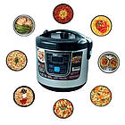 Багатофункціональна мультиварка 6 л 1500 Вт 12 програм Opera OD-166 електрична мультиварка пароварка для, фото 10