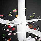 Блендер подрібнювач для кухні 10 в 1, 1800 Вт, 3,8 л, з двома чашами та насадками для подрібнення продуктів, фото 6