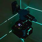 Лазерний рівень 4D на 16 ліній зі штативом і пультом у кейсі професійний нівелір для будівельних робіт, фото 6