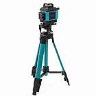 Лазерний рівень 4D на 16 ліній зі штативом і пультом у кейсі професійний нівелір для будівельних робіт, фото 9