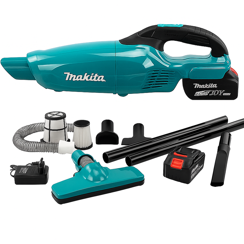 Акумуляторний пилосос для авто та дому 120 Вт HVC5050 бездротовий портативний із насадками, фото 1