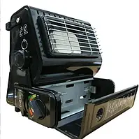 Переносний газовий обігрівач-плитка 2в1 Happy Home