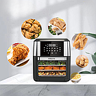 Аерогриль-фритюрниця 1800 Вт, 12 л, SK-ZG-8029 для готування без олії, мультипіч із функцією фритюру, фото 6