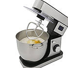 Планетарний міксер Hoffmans HM-8082 2000 Вт 15 л із 3 насадками для збивання та замішування тіста, фото 2