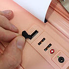 Комплект валіз 3в1, рожевий, стильні та міцні для зручних і комфортних подорожей, фото 5