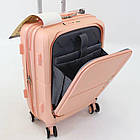 Комплект валіз 3в1, рожевий, стильні та міцні для зручних і комфортних подорожей, фото 6