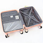 Комплект валіз 3в1, рожевий, стильні та міцні для зручних і комфортних подорожей, фото 7