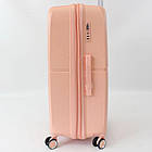 Комплект валіз 3в1, рожевий, стильні та міцні для зручних і комфортних подорожей, фото 9