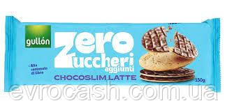 Печиво з молочного шоколаду Gullon ChocoSlim без доданого цукру 150 гр, фото 1