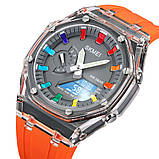 Чоловічий годинник Skmei 2100OG Orange SALE, фото 2