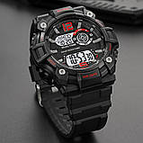 Чоловічий годинник Skmei 2018RDWT Red-White, фото 4