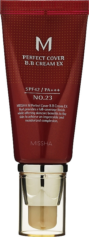 BB-крем з ідеальним покриттям Missha M Perfect Cover BB Cream №23 SPF 42 PA+++, 50 мл (8806333353736)