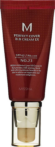 BB-крем з ідеальним покриттям Missha M Perfect Cover BB Cream №23 SPF 42 PA+++, 50 мл (8806333353736), фото 1