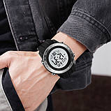 Чоловічий годинник Skmei 1524BKWT Black-White, фото 3