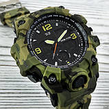 Чоловічий годинник Skmei 1155B Military Green, фото 4