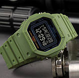 Чоловічий годинник Skmei 1628 Military-Black, фото 4