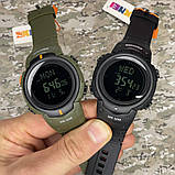 Чоловічий годинник Skmei 1231AG Military Smart Watch + Compass, фото 3