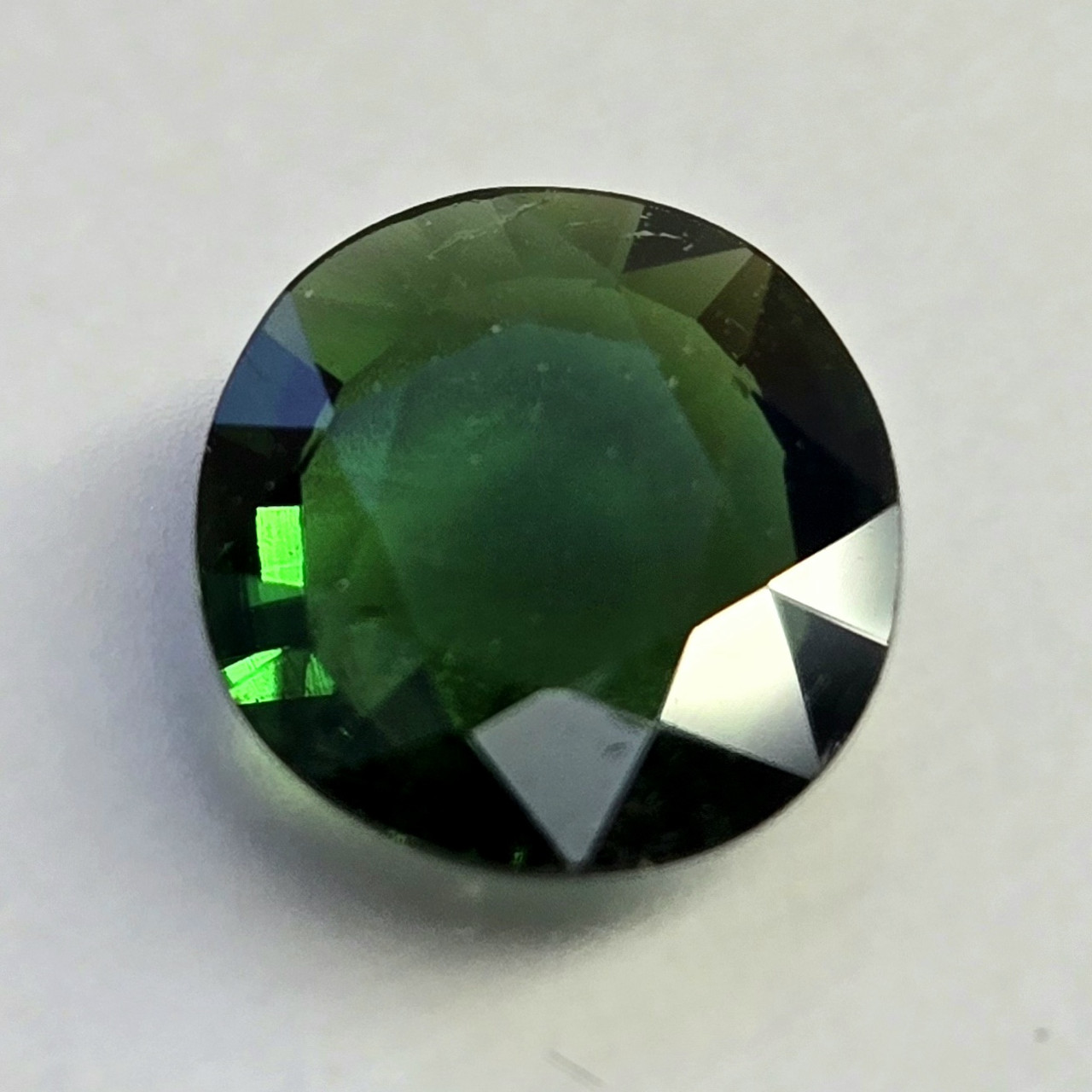 Натуральний хром турмалін природний ювелірний камінь для створення прикрас  0,9 ct, фото 1