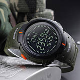 Чоловічий годинник Skmei 1231AG Military Smart Watch + Compass, фото 2