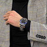 Чоловічий годинник Pagani Design PD-1662 Silver-Blue-Black, фото 4