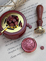 Печатка для сургуча. Ініціали