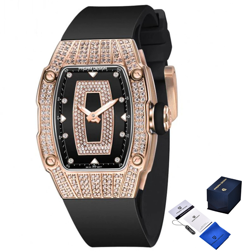 Жіночий годинник Pagani Design  PD-YS013 Gold-Black, фото 1