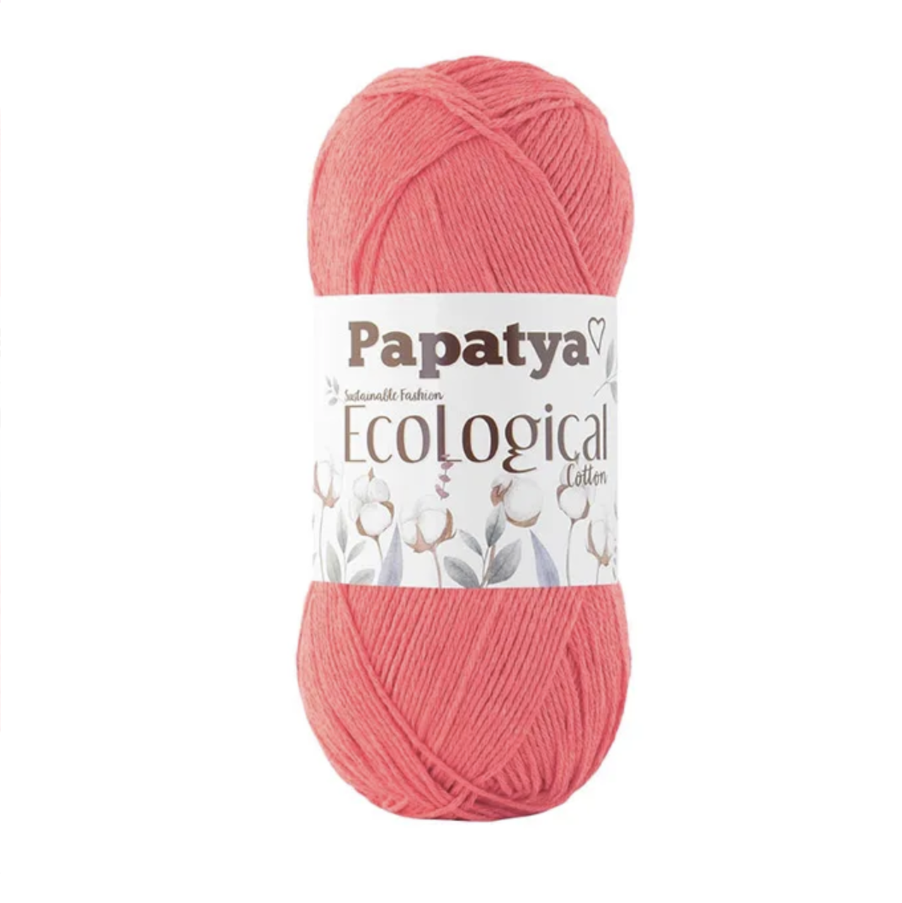 PAPATYA ECOLOGICAL COTTON (Папатя Еколоджикал Коттон) №701 рожевий (Пряжа бавовна, нитки для в'язання), фото 1