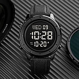 Чоловічий годинник Skmei 1864LBKBK Black-Black Leather SALE, фото 4